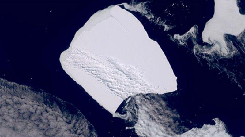 El mayor iceberg del mundo otra vez en movimiento