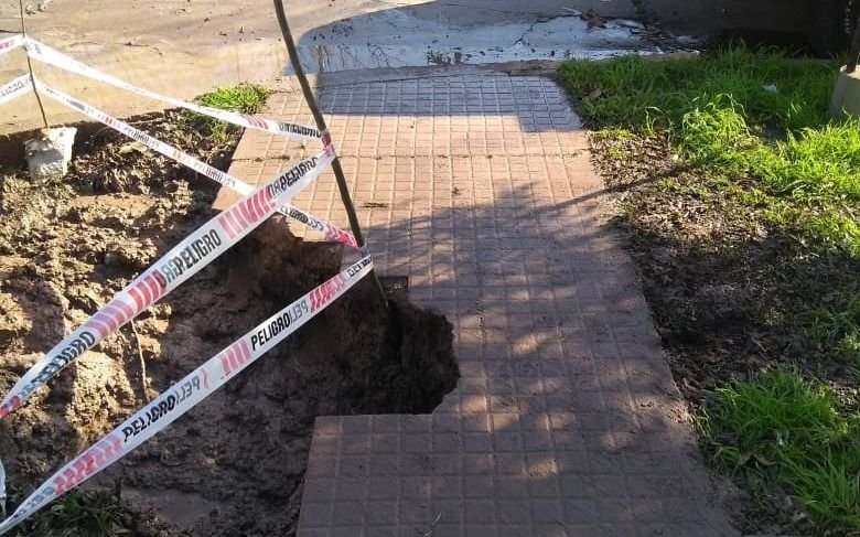 "Pozo gigante" y "Peligroso" en 119 y 36