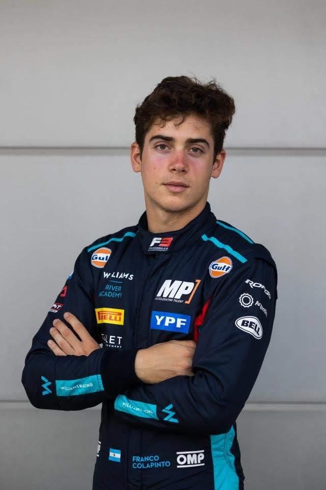 Franco Colapinto hace realidad su sueño de estar cada vez más cerca de la Fórmula Uno