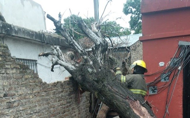 La tormenta trajo varios inconvenientes de Quilmes
