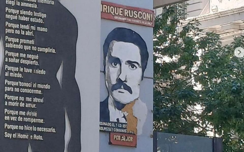 Denuncian ataques a imágenes de Enrique Rusconi en La Plata
