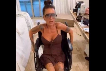 Flor Peña se fue al Caribe, pero terminó en silla de ruedas