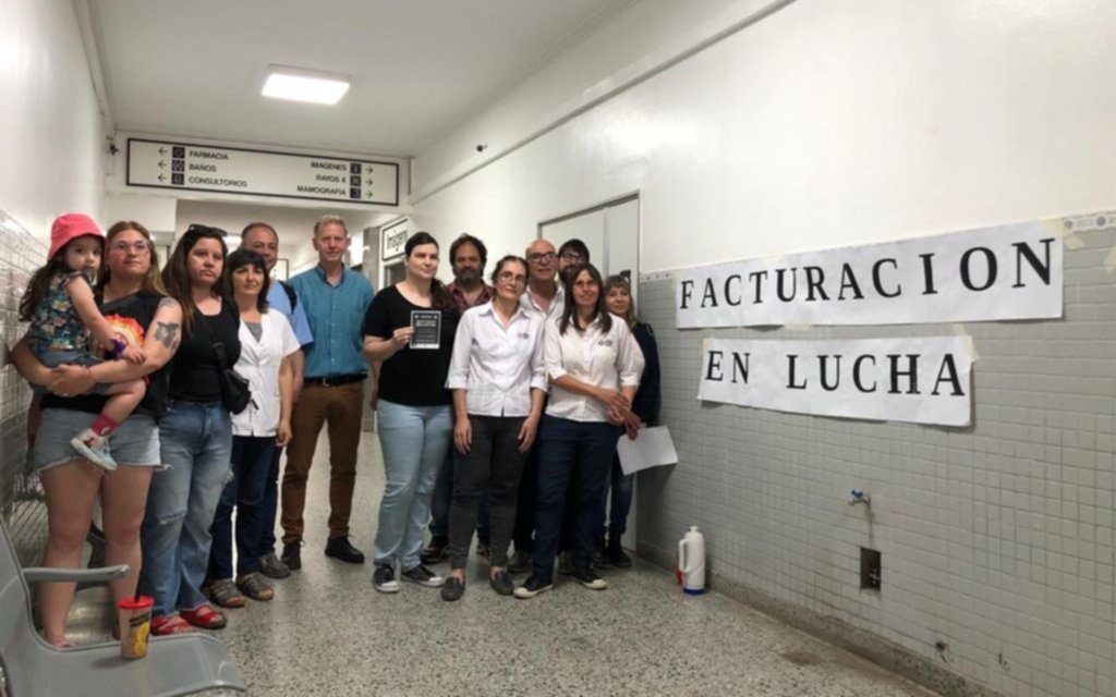Protesta salarial de trabajadores en un hospital de Tandil: "No llegamos a la canasta básica"