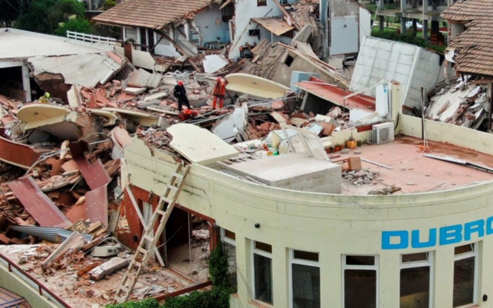 Derrumbe en Villa Gesell: detuvieron a un arquitecto y hallan el cuerpo de un sobrino de la ex dueña del hotel