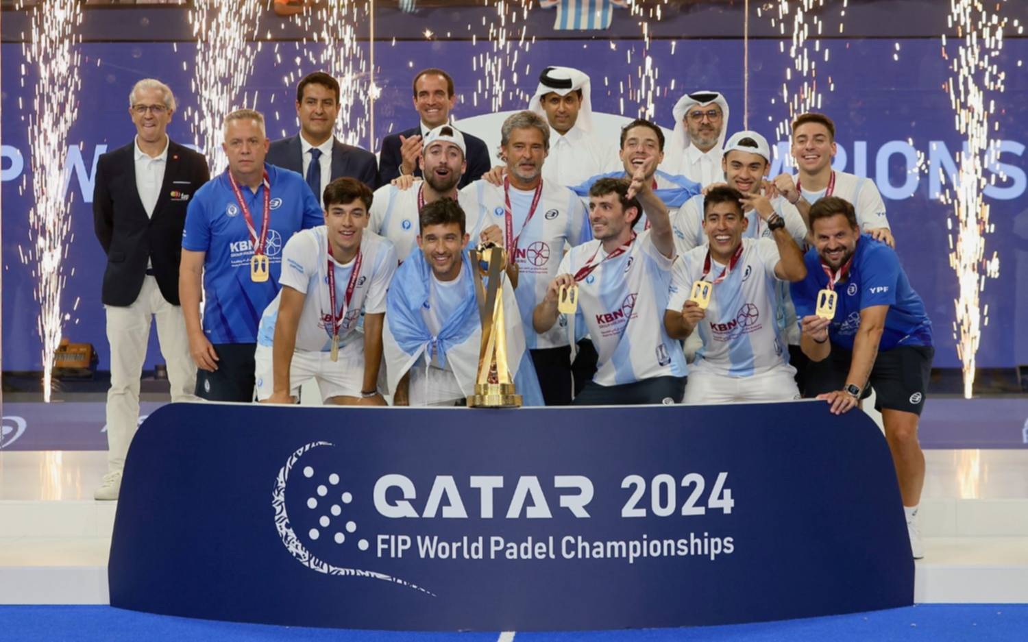 Con una gran remontada en la final, Argentina se consagró campeón en el Mundial de Padel