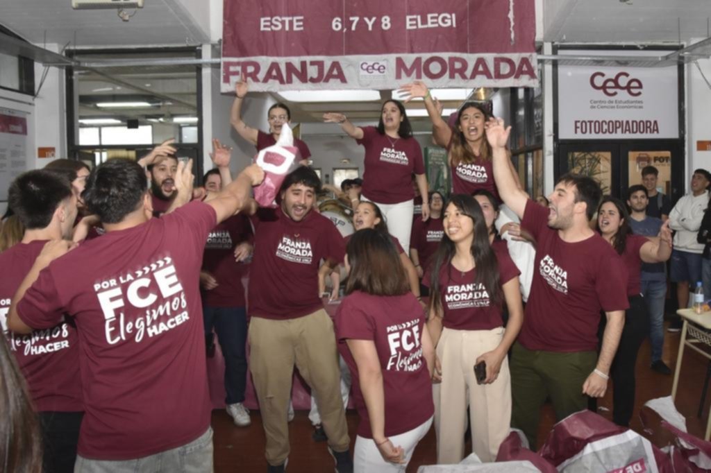 Se afianza Franja Morada, crece la JUP y retrocede Patria Grande