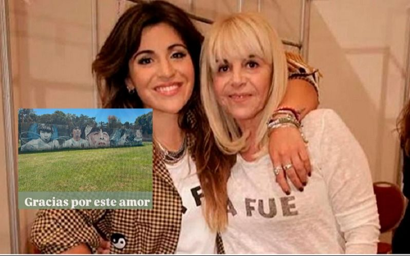Claudia Villafañe y Gianinna Maradona visitaron Estancia Chica: “Gracias por este amor”