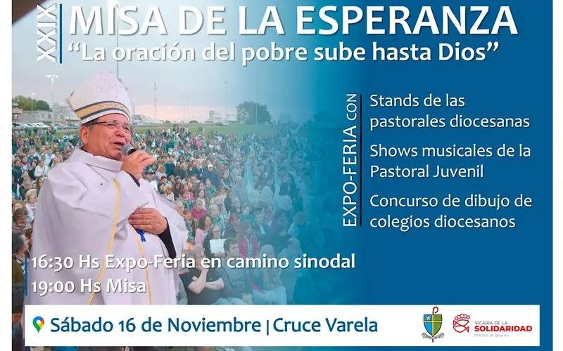 Quilmes se prepara para la Misa de la Esperanza