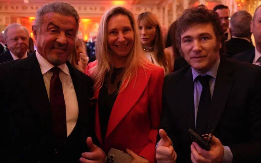 La intimidad de la visita de Milei a la mansión de Trump y la catarata tuitera: "Kukas" y video con "Rocky"