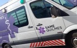 Una moto atropelló a una mujer y a su hija de 6 años