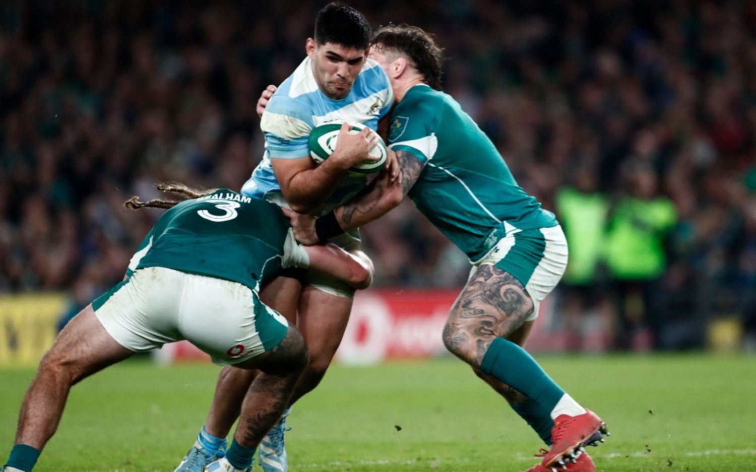 Los Pumas cayeron 22 a 19 ante Irlanda en el segundo amistoso de la gira europea
