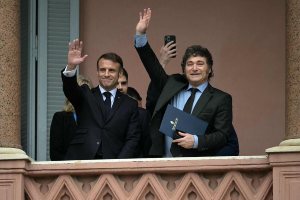 Milei recibió a Macron: diferencias y puntos en común