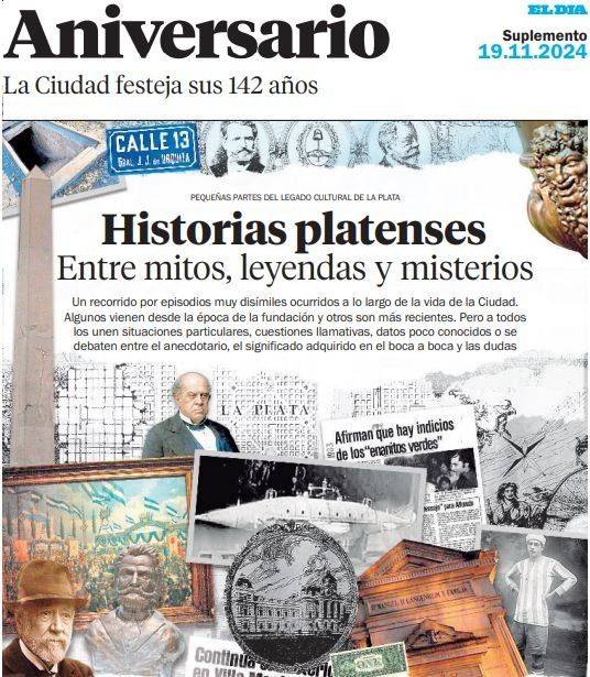 Un suplemento especial por los 142 años de La Plata