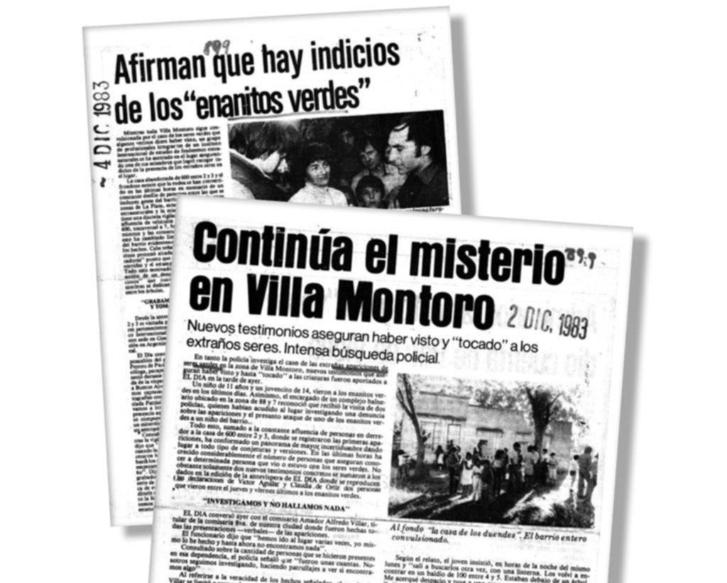 La “aparición” de enanitos verdes en Villa Montoro