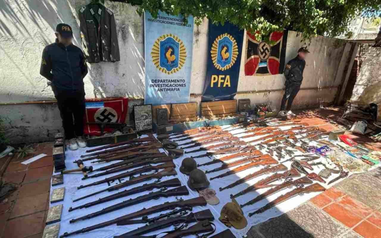 Detenido por tráfico de armas con vinculación Nazi en Bernal 