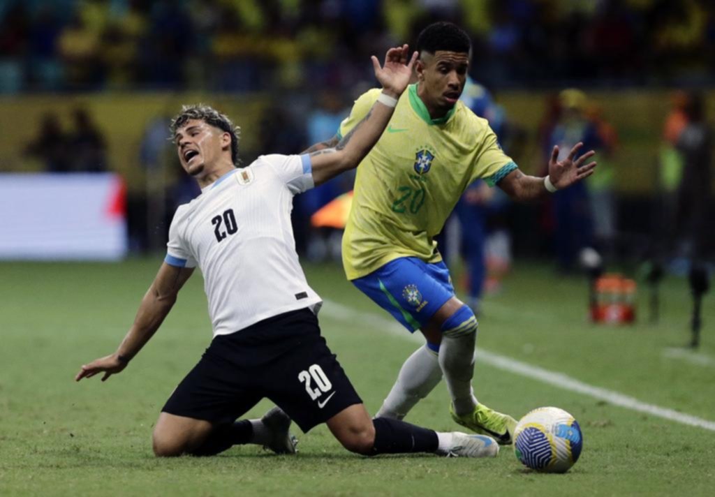 Brasil y Uruguay quedaron a mano