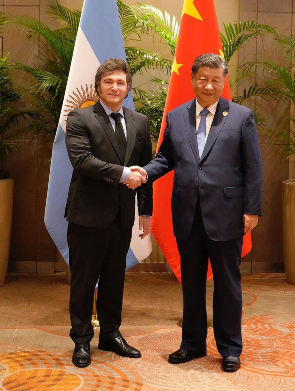 Giro con China: Milei se reunió con Xi Jinping en Brasil
