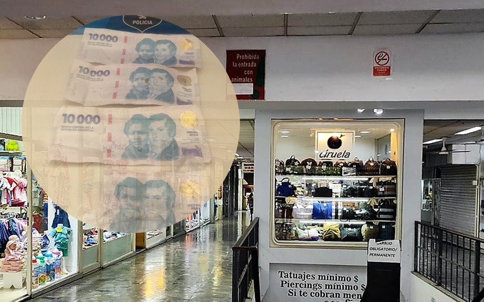 Billetes falsos de 10.000 pesos: una pareja terminó detenida en el centro platense