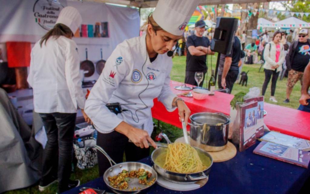 Gastronomía y música de Italia en Parque Alberti