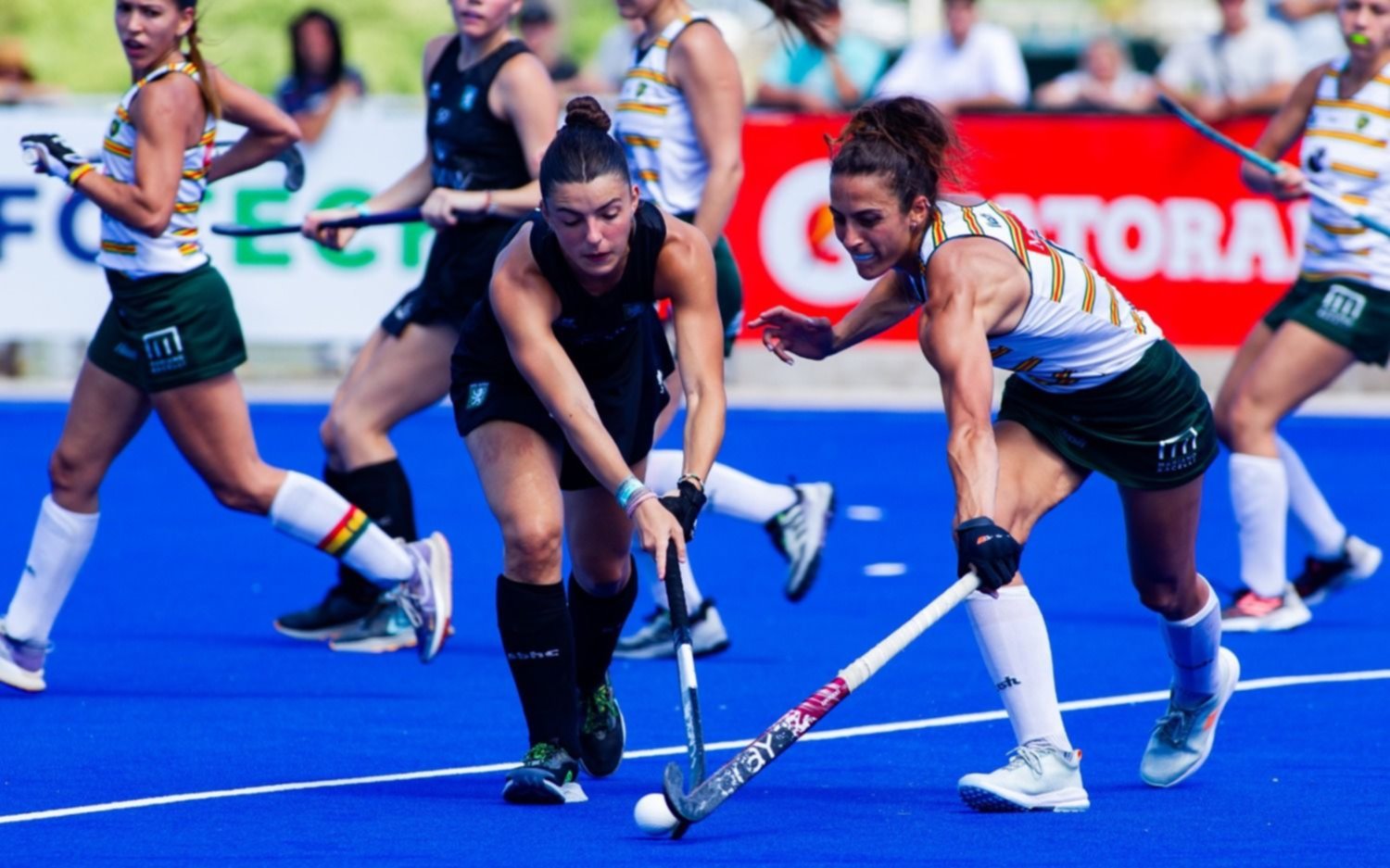 Una caída que empaña lo hecho por Santa Bárbara, en hockey femenino