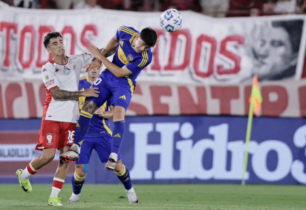 Boca y Huracán, a mano: igualaron en un choque caliente