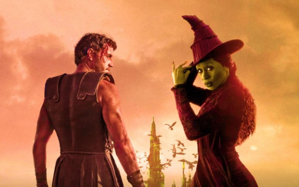 ¿Otro “Barbenheimer”?: “Gladiador” y “Wicked” chocan en los cines