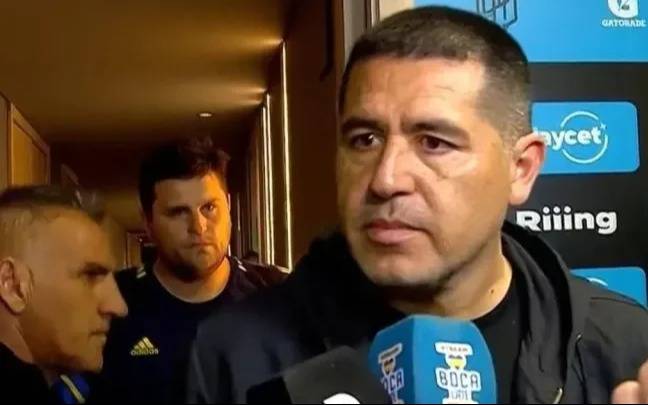 Juan Román Riquelme: "No escucho que hablen de que otros equipos tienen la obligación de ir a la Libertadores"