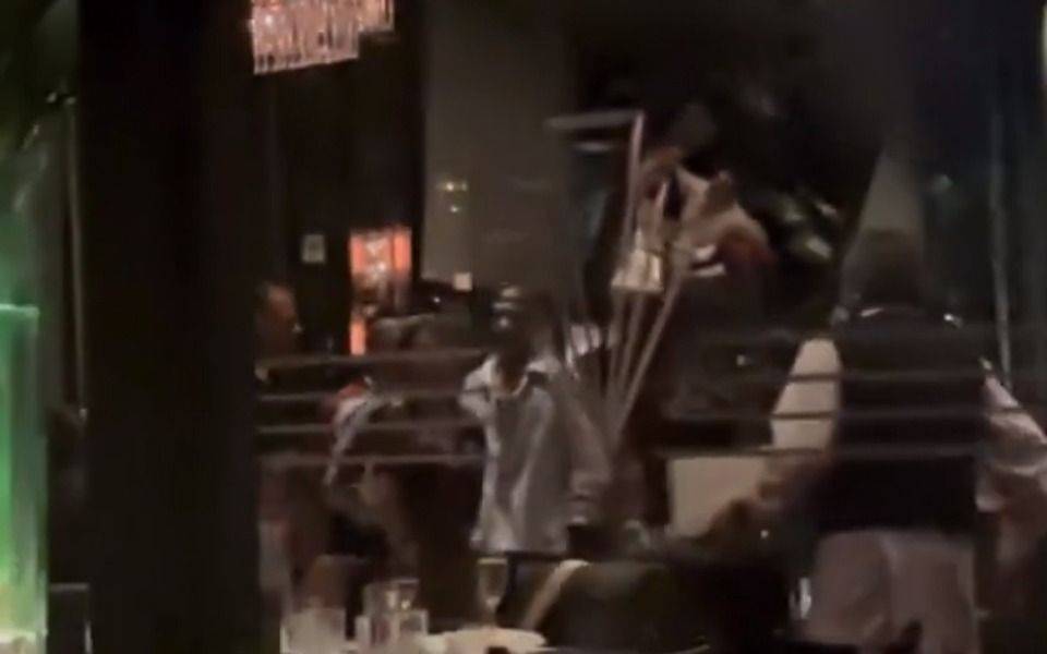 Filtraron el video del momento del cruce entre Wanda Nara y la China Suárez en el restaurante