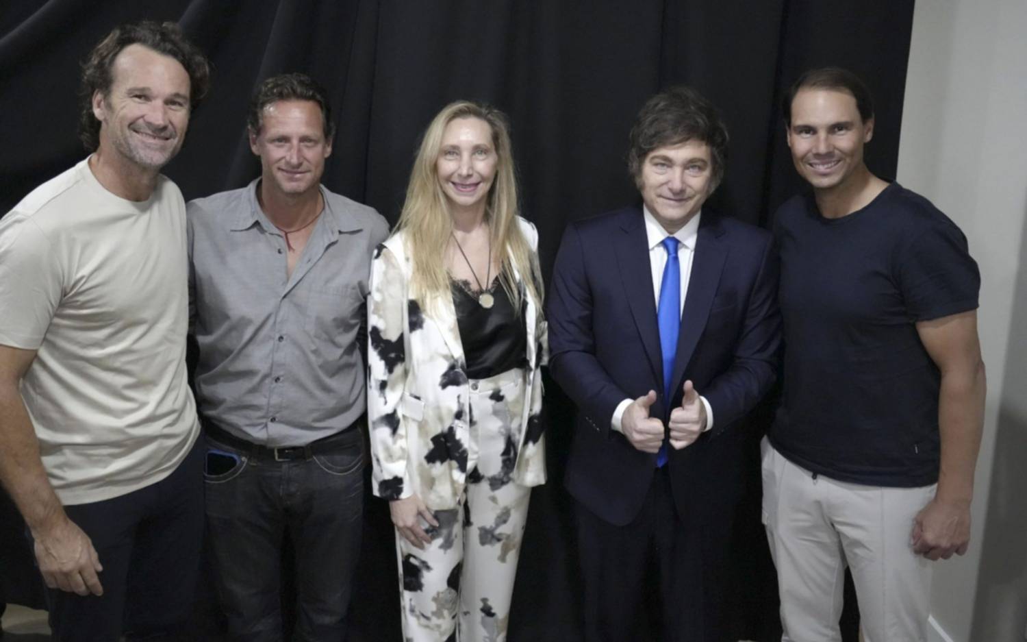 El inesperado cruce de Javier Milei con Rafael Nadal, David Nalbandian y Carlos Moyá