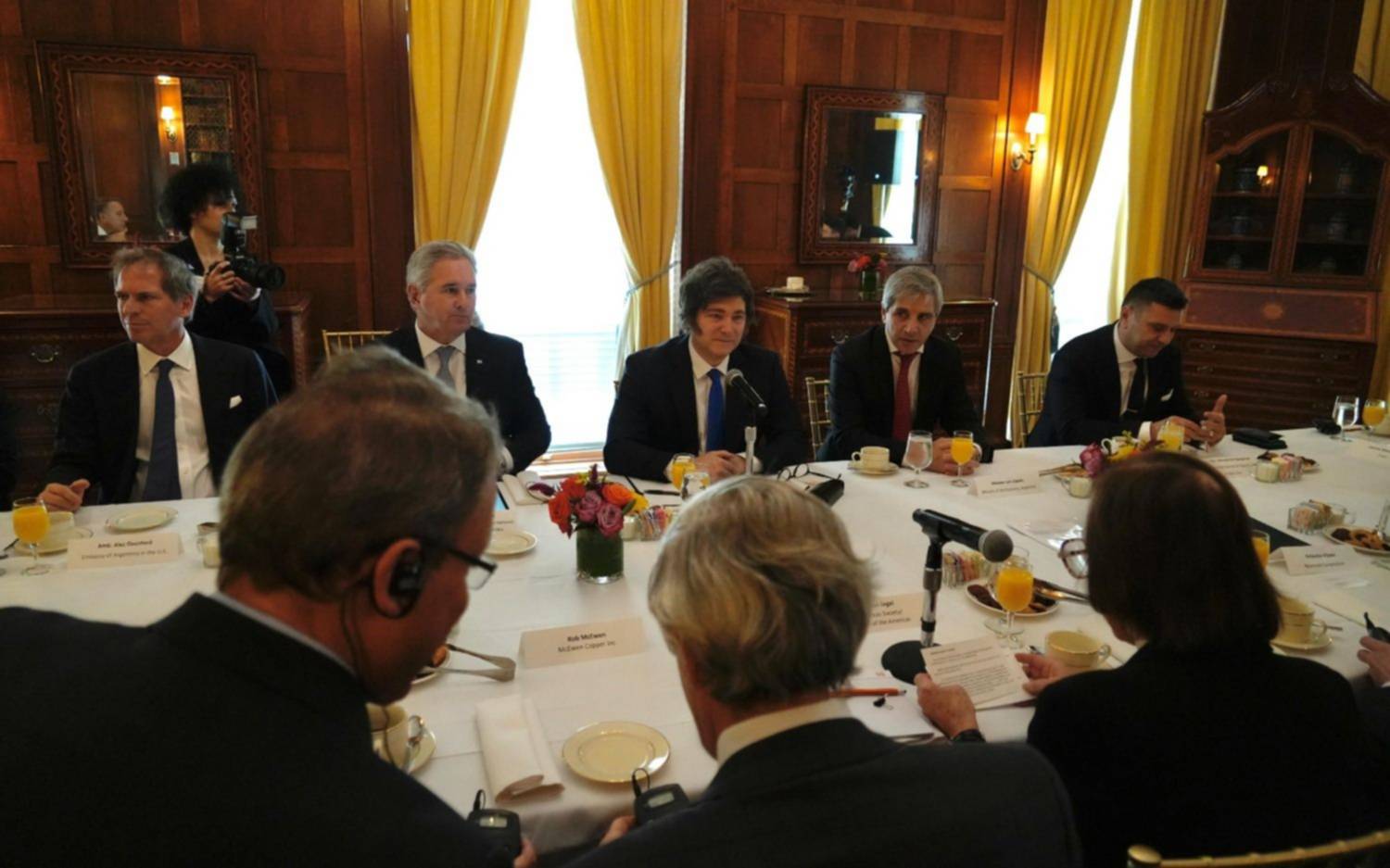 En Nueva York, Milei se reunió con inversores antes de cerrar su visita a Estados Unidos