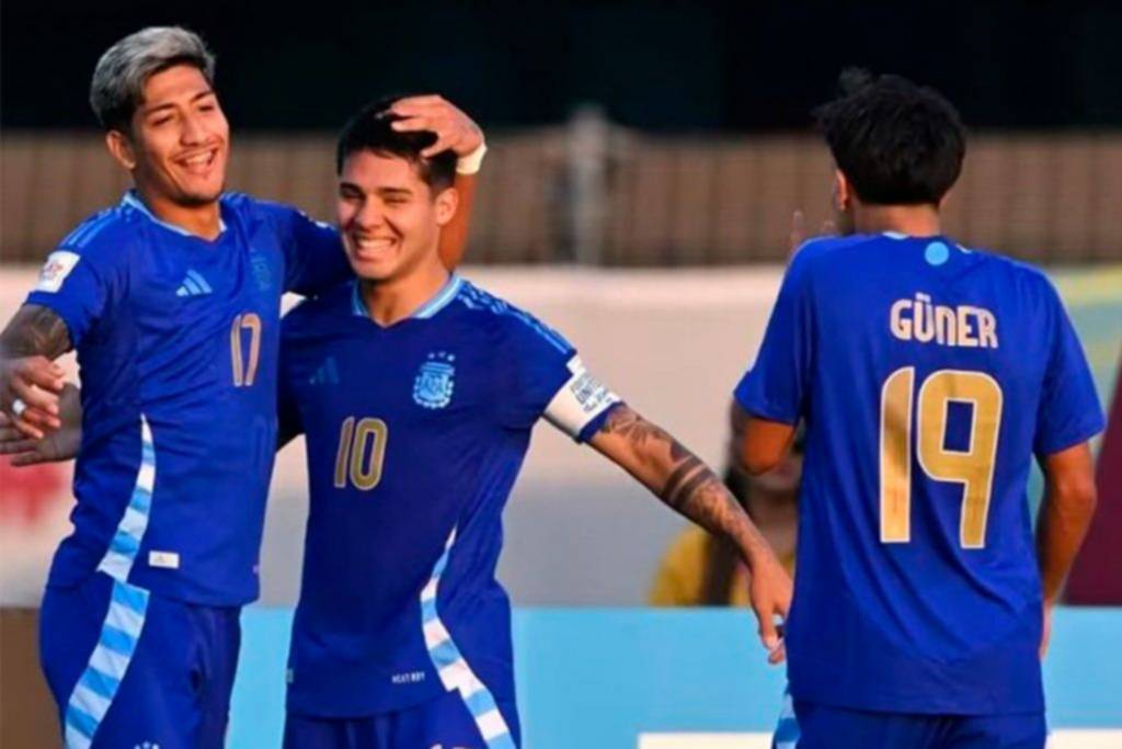 El Sub 17 armó una fiesta de fútbol y goles