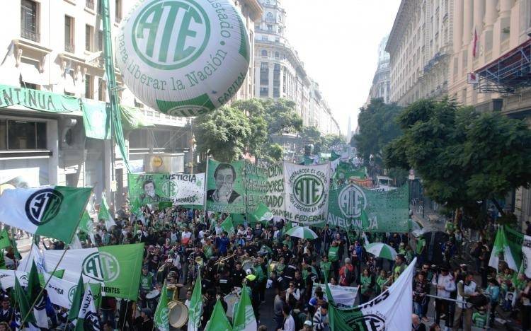 ATE convocó a un paro nacional el 19 de noviembre contra la reforma laboral