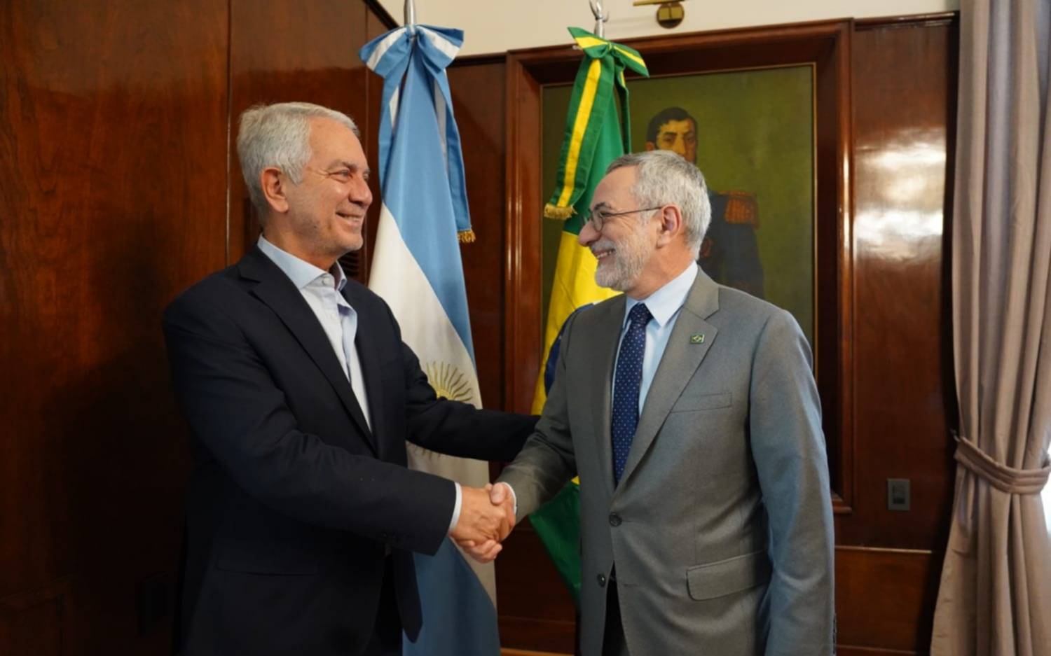 Alak y el embajador de Brasil fortalecen los vínculos de cooperación entre La Plata y Curitiba