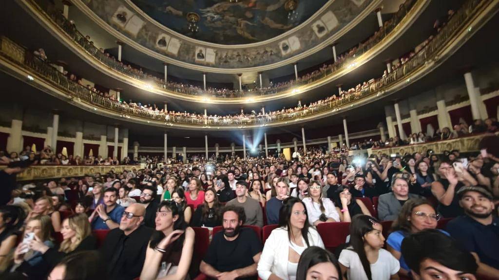 Depp, entre una clase magistral y una charla con la gente