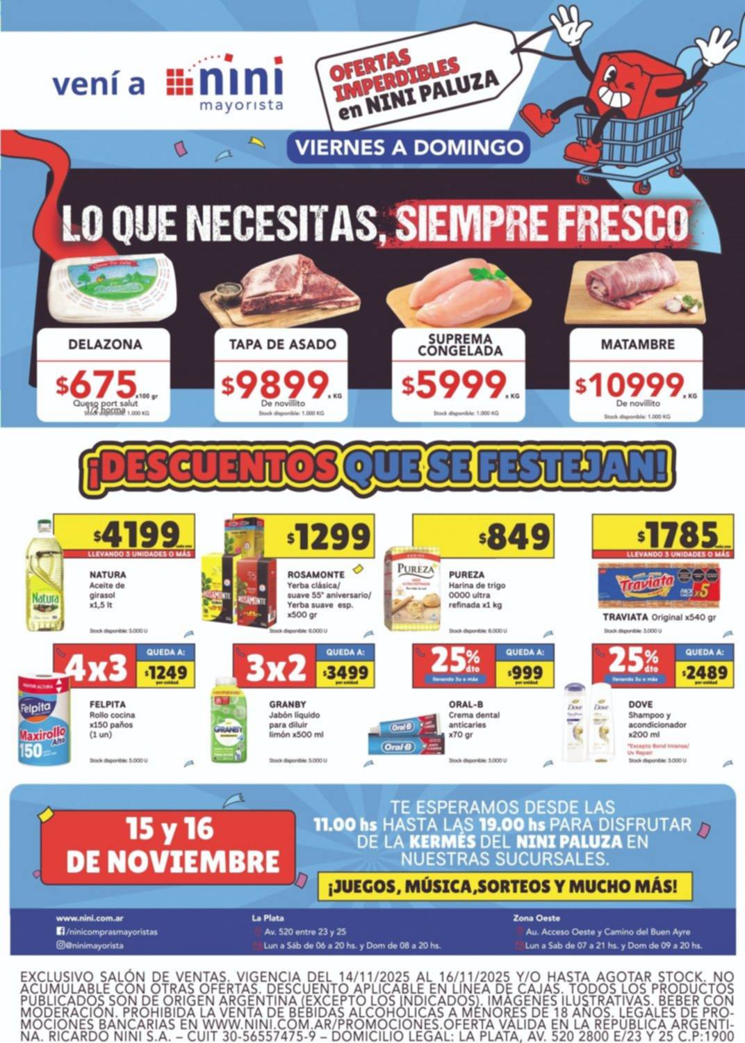 ¡Descuentos que se festejan! En Nini, este finde comprá mejor que nunca