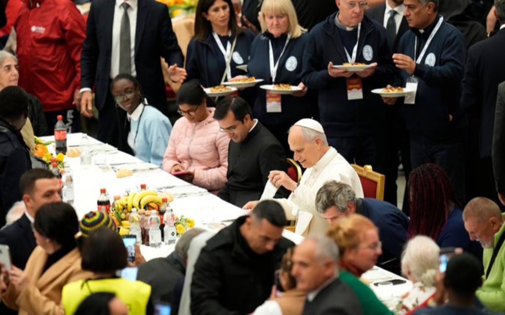 El Papa y un almuerzo con personas vulnerables