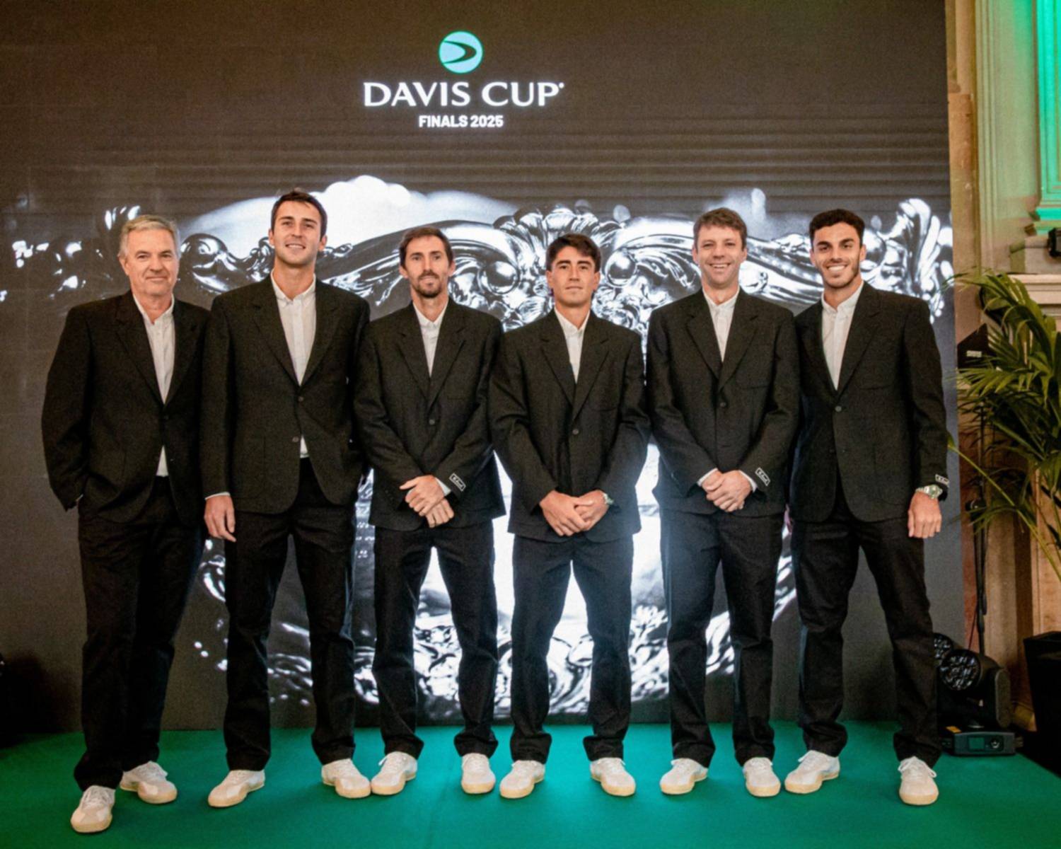 Argentina, en la presentación de gala de la Davis