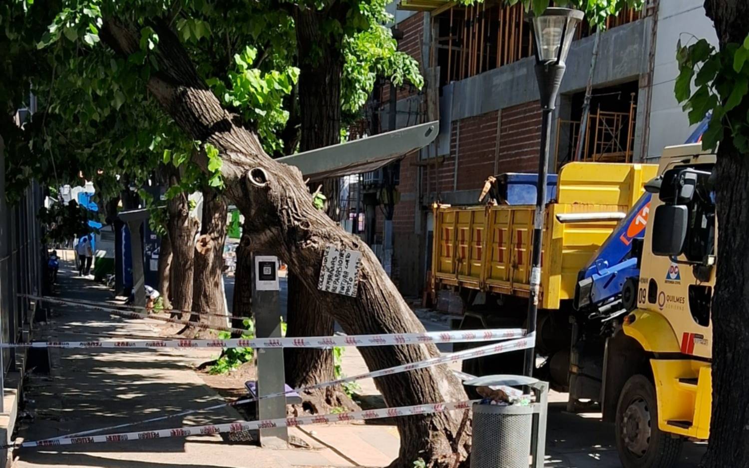 Corte en Quilmes centro provoca demoras