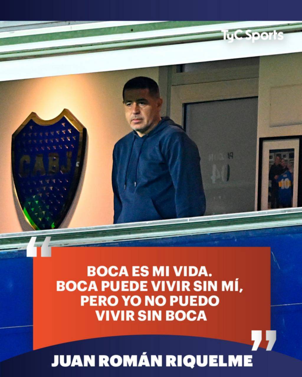 Riquelme auténtico: “Boca es mi vida”