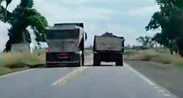 Dura sanción a un camionero que hizo un adelantamiento indebido