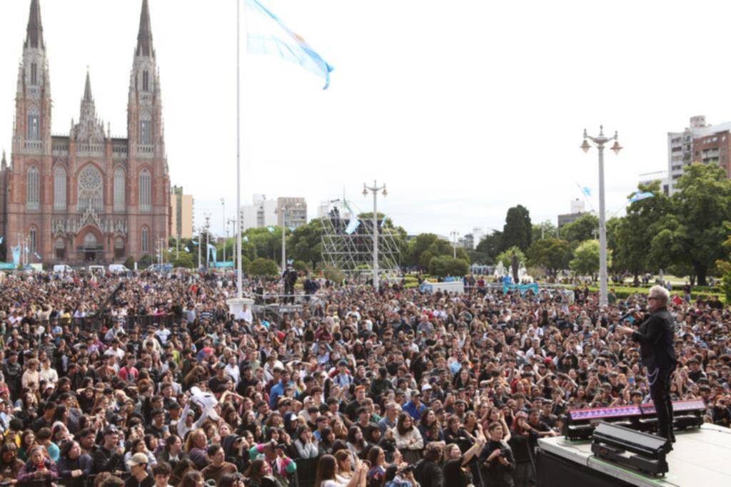 Música y streaming: La Plata celebró a la juventud