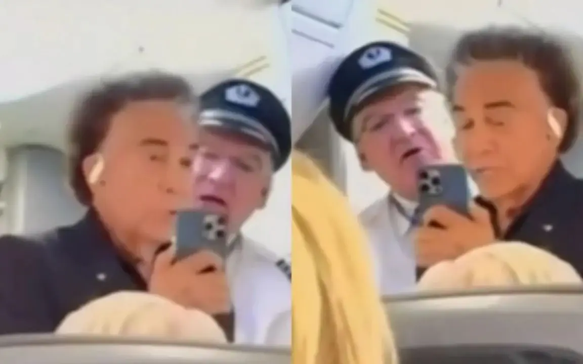 VIDEO.- ¡Escándalo! El "Puma" Rodríguez se enfureció con la tripulación y lo bajaron del avión