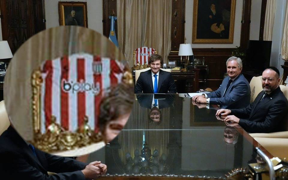 Javier Milei volvió a remarcar su apoyo a Estudiantes en una reunión con el canciller de Israel