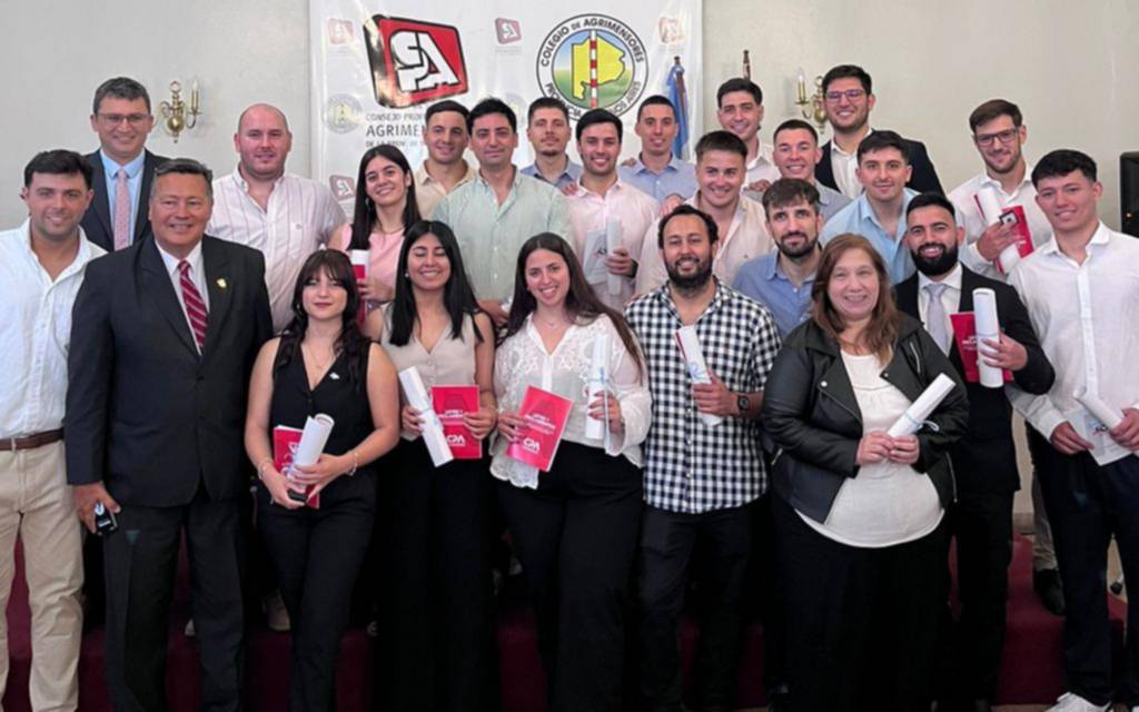 Nuevos agrimensores matriculados en la Región