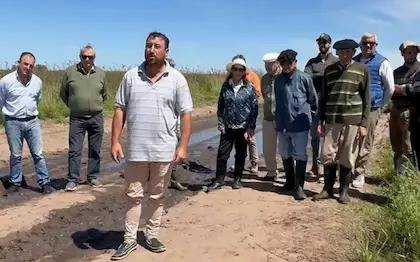 Bolivar: desesperación por los caminos rurales y reclamos por falta de mantenimiento 