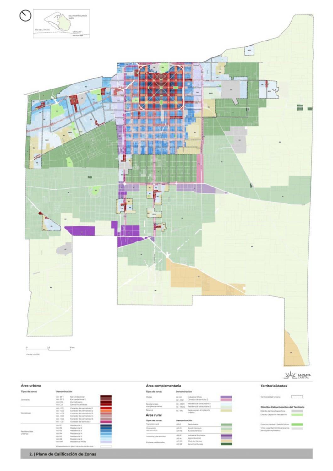 Plano de clasificación de zonas