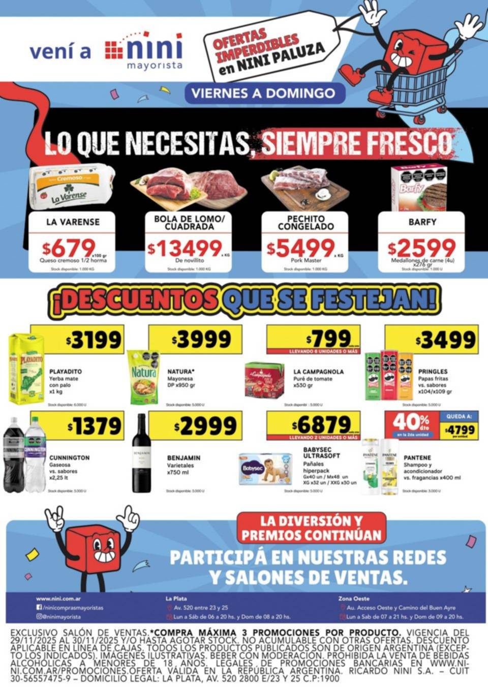 Descuentos que se festejan en Nini