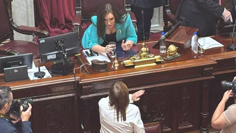 Bullrich se cruzó con Villarruel en su primer día en la Cámara alta