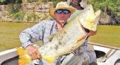 Río Dulce, un sitio ideal para la pesca con moscas
