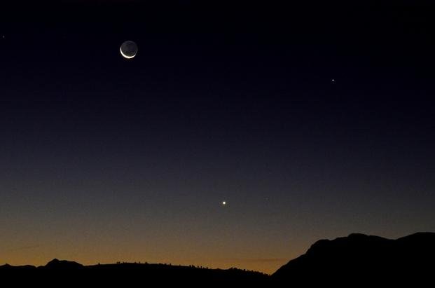 Venus y la Luna serán protagonistas del último evento astronómico del año